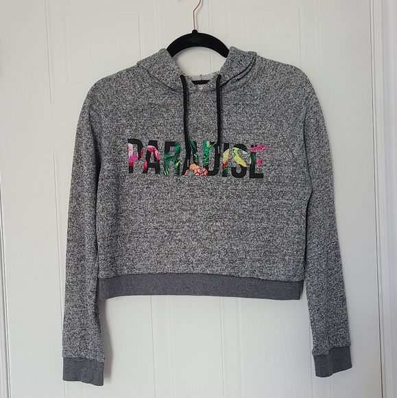 🔺️3/25$🔺️ "PARADISE" Crop hoodie - Picture 5 of 5